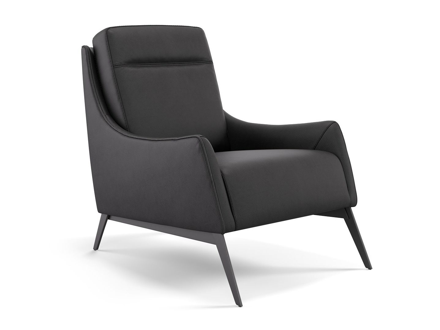 Кожаное кресло с подлокотниками Sofanella Piana ARCH-00115111 - Вид №2