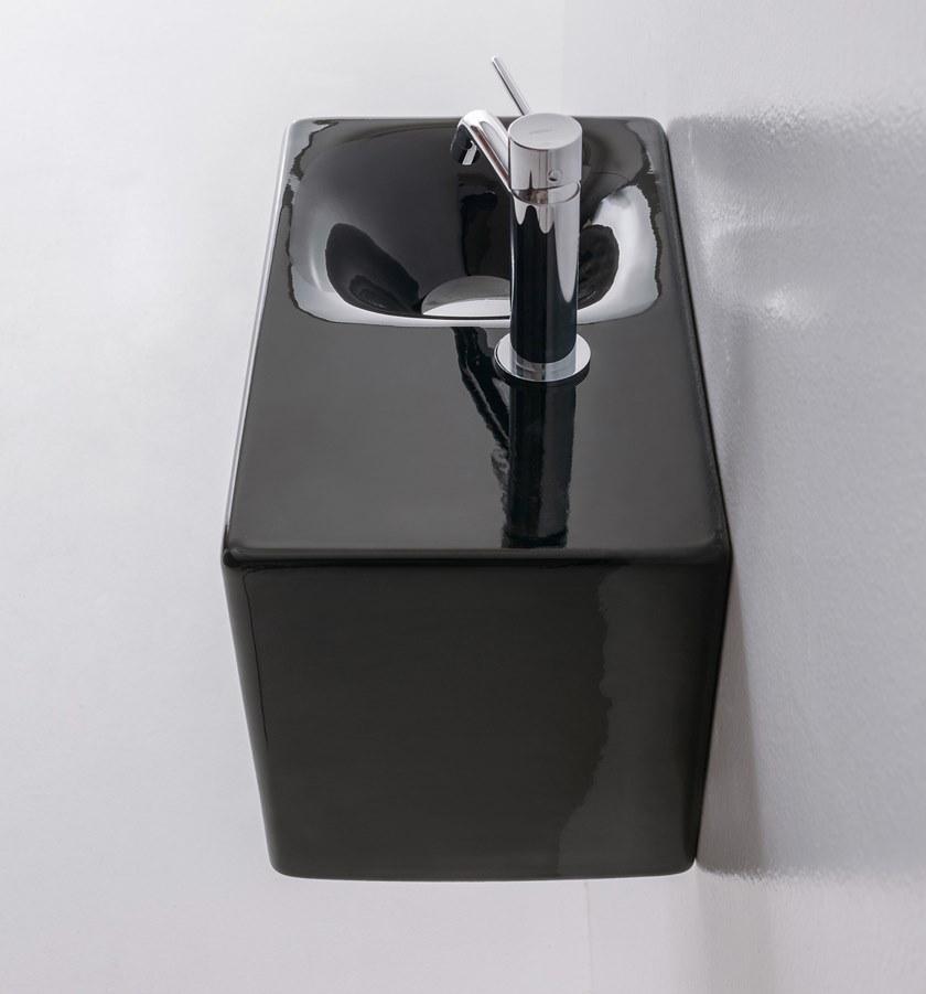 1522 Подвесная раковина настенная овальная KIROVIT Cube белая - Вид №2