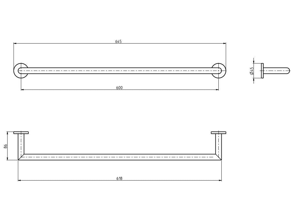 Держатель для полотенец Rubinetterie Frattini аксессуары ARCH-00064413 - Вид №20