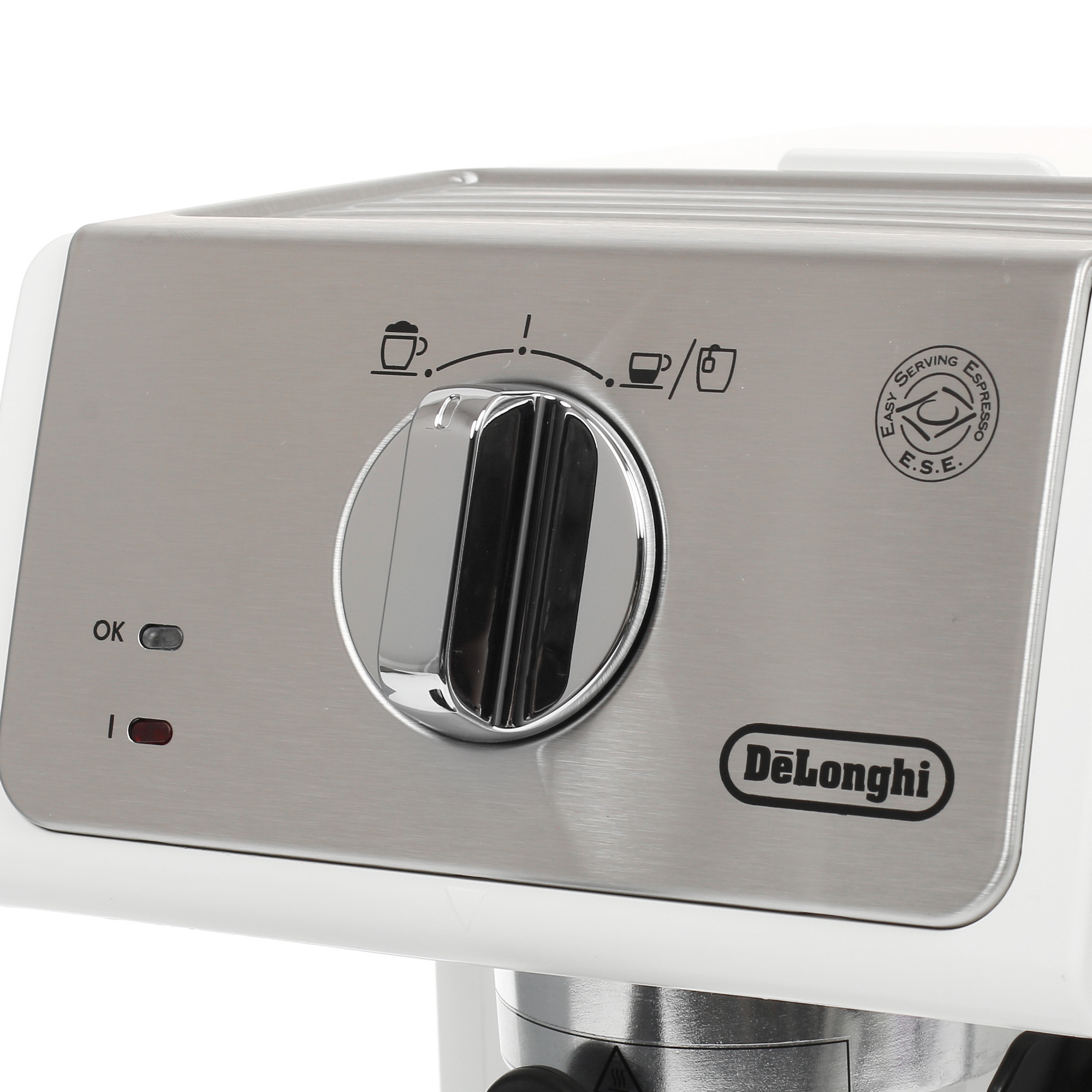 1269875 Кофеварка рожковая DeLonghi ECP 33.21.W белый STDN-0123341 - Вид №3