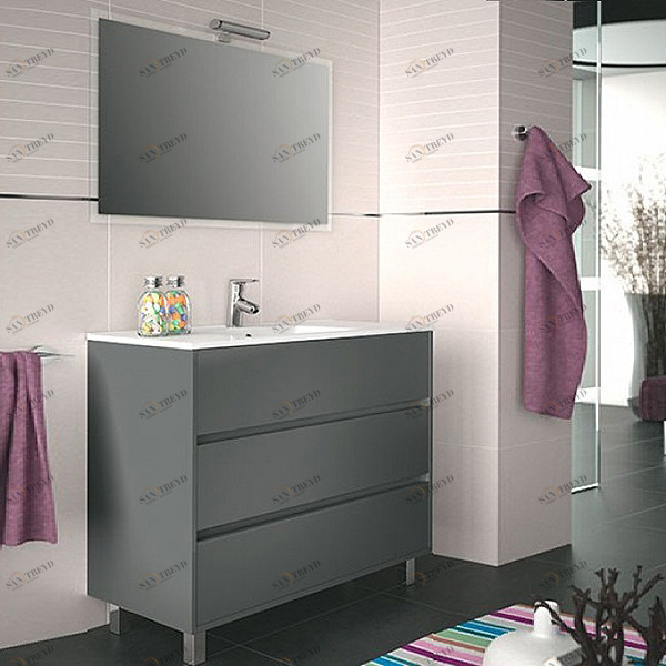 КОМПЛЕКТ МЕБЕЛИ ARENYS 100 СМ MATT GREY SALGAR 22388