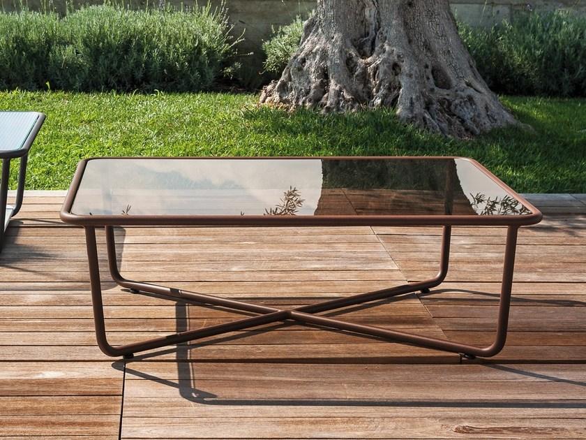 RODA Прямоугольный стеклянный садовый столик Sunglass sun-id-1508134 - Вид №3