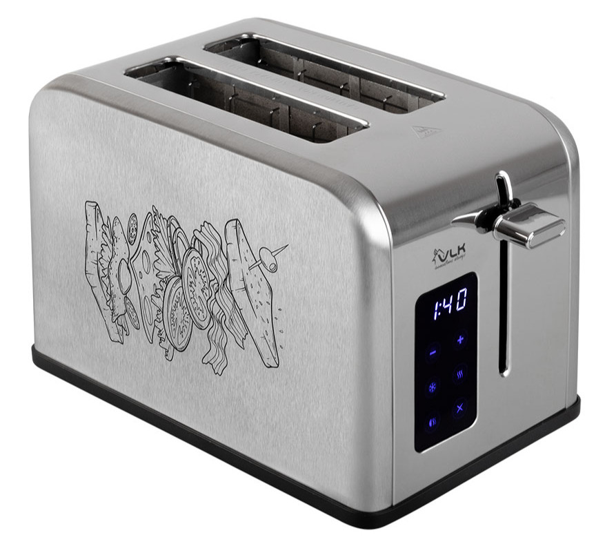 9034353 Тостер VLK Palermo 103 серебристый STDN-0074051