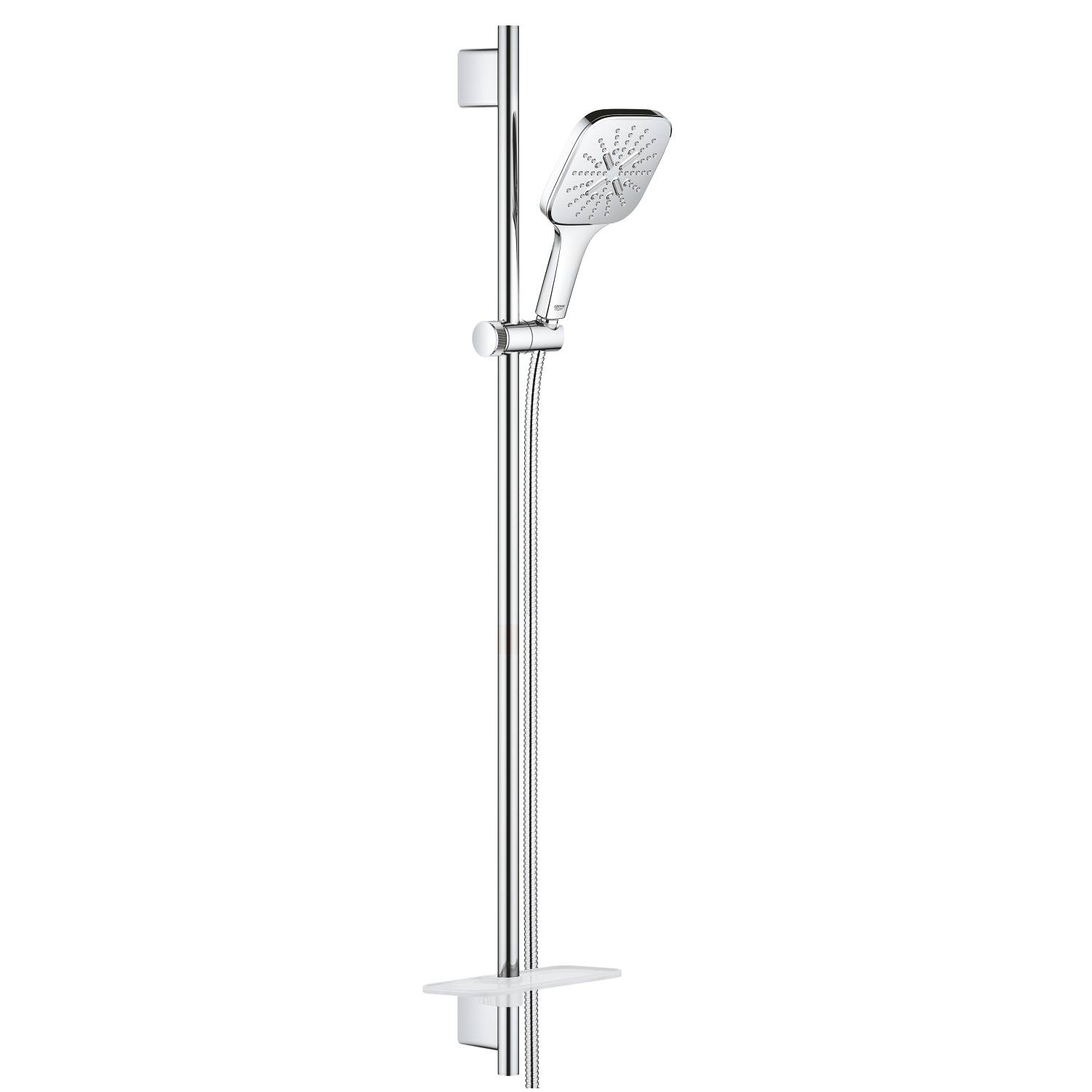 Душевой гарнитур GROHE Rainshower SmartActive 130 Cube, 3 вида струй, хром (26587000)