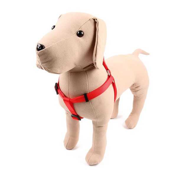 ПР0050091 Шлейка для собак 15мм (обхват 40-50см) красная Great&Small  - Вид №1