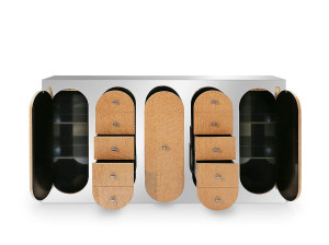 Шкаф из нержавеющей стали с распашными дверями