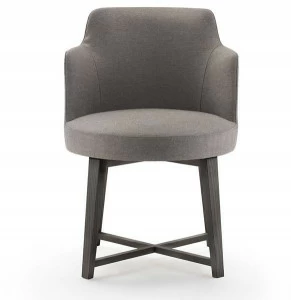 Flexform Мягкое кресло со съемным чехлом из ткани с подлокотниками Hera