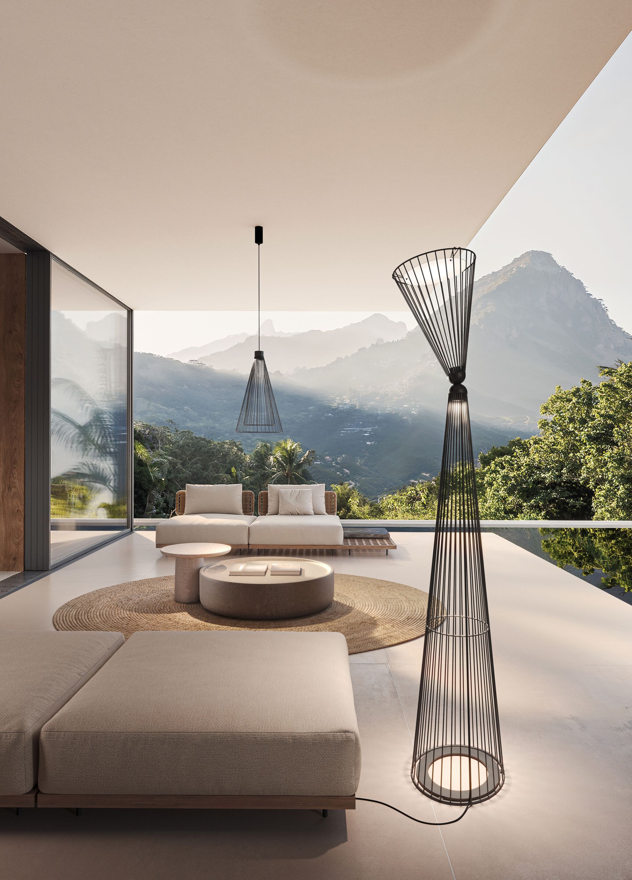 Алюминиевый светодиодный открытый подвесной светильник Karman Ikonika ARCH-00057686 - Вид №2