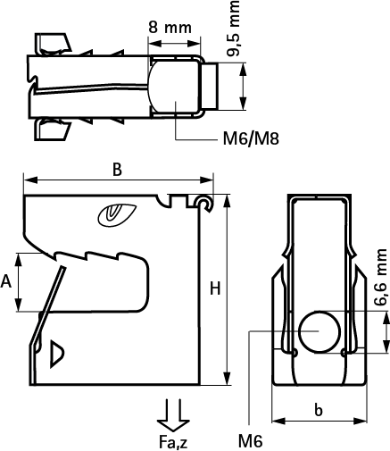 51803256 Крепление для электромонтажа Britclips® Tiger Клипсы для стальных балок для балок WALRAVEN  - Вид №1