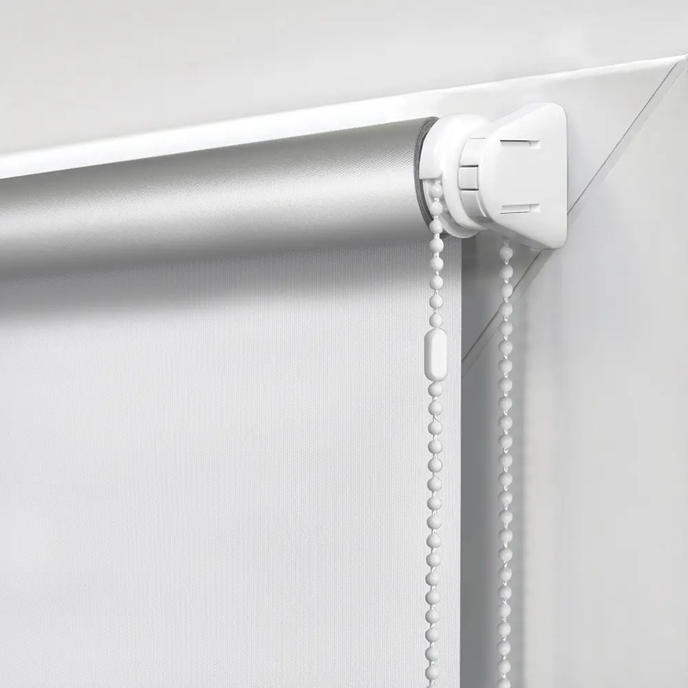 Рулонная штора ЭСКАР Silverback белая 70x160 см с затемнением 89354633 STLM-1055911 - Вид №1