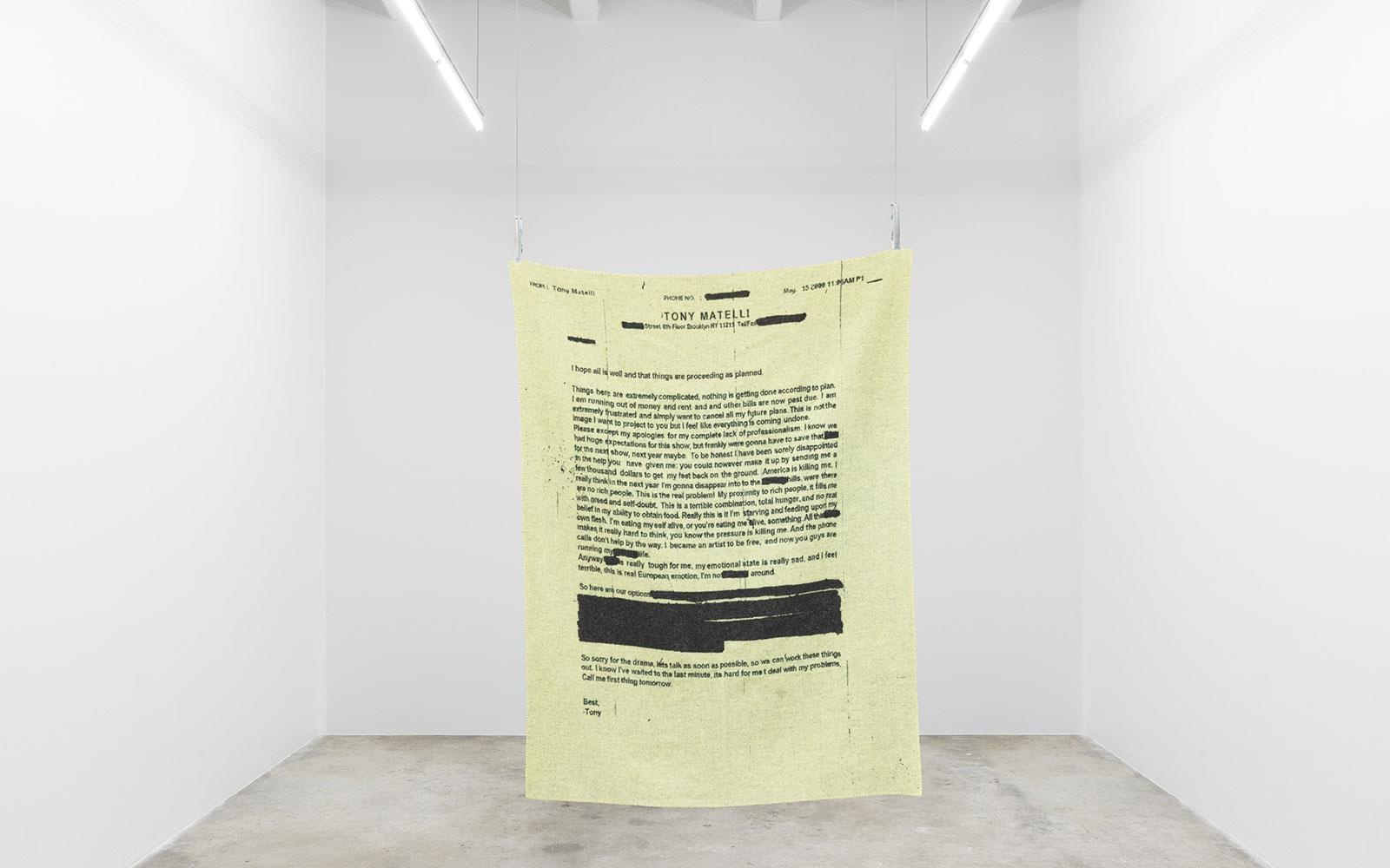 602346 Matelli Throw Blanket Light Yellow Норманн Копенгаген Normann Copenhagen  - Вид №1