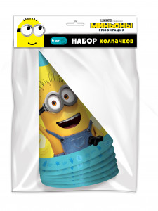 287105 Набор колпачков 6 шт. "Minions 2"