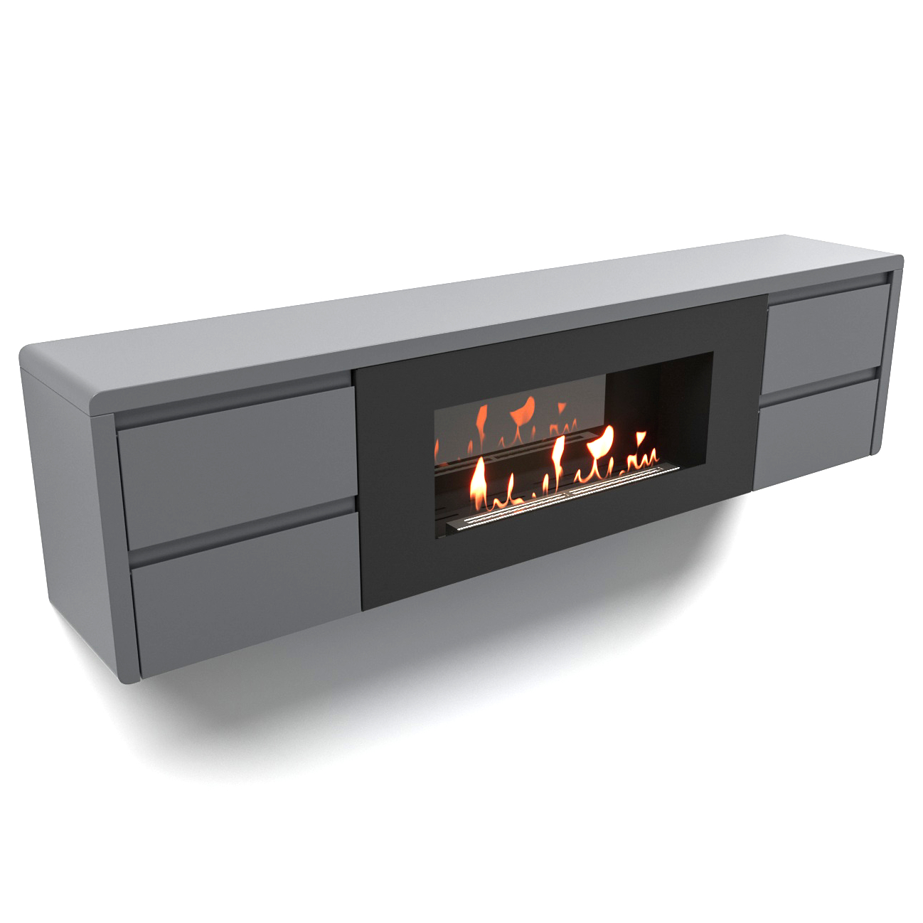 9101970 Биокамин с тумбой Firelight BFP/P-1700 lux черный STDN-0108027 - Вид №4