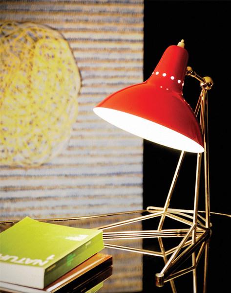 Delightfull Настольная лампа из латуни с прямым светом Diana sun-id-1499242 - Вид №1