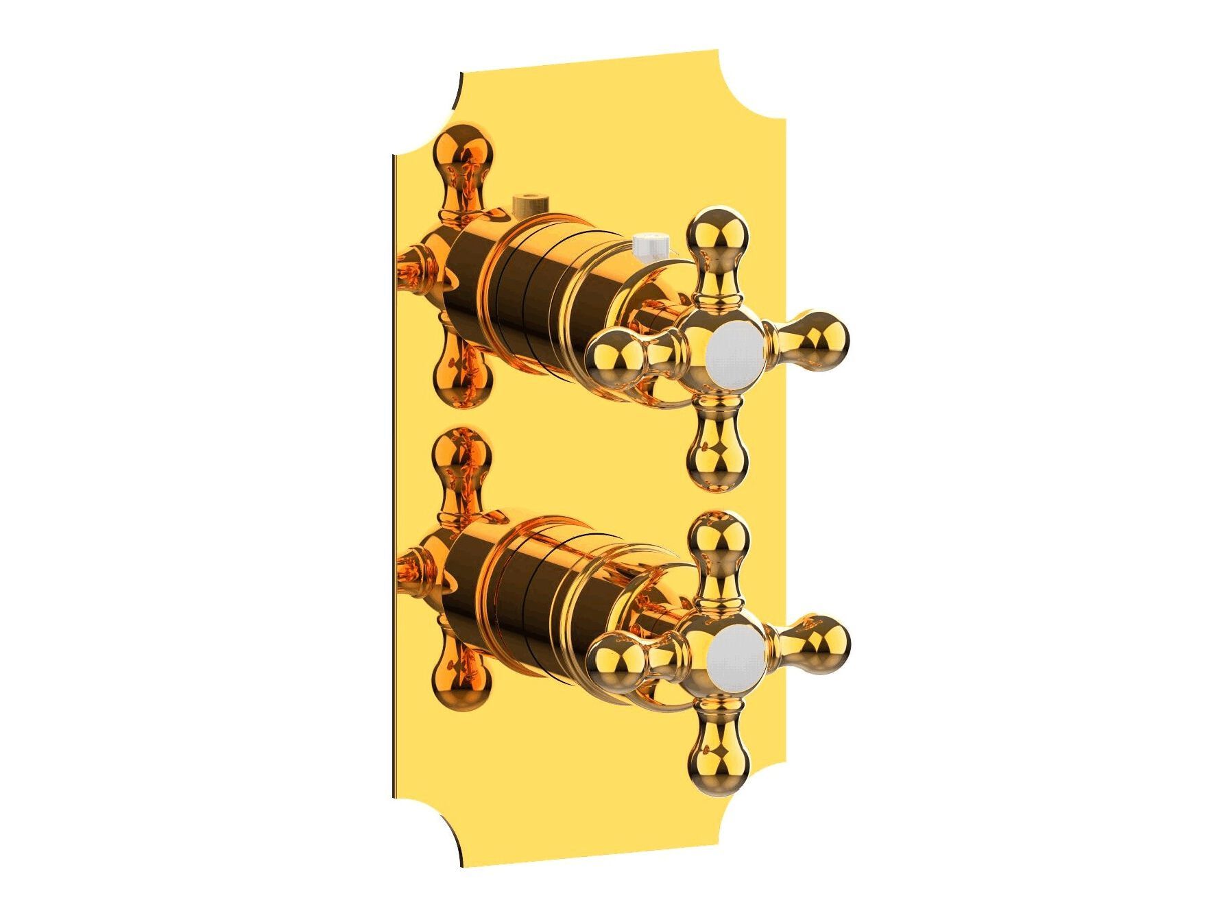 Термостатический смеситель для душа с 2 отверстиями Rubinetterie Frattini душевые ARCH-00047325 - Вид №5