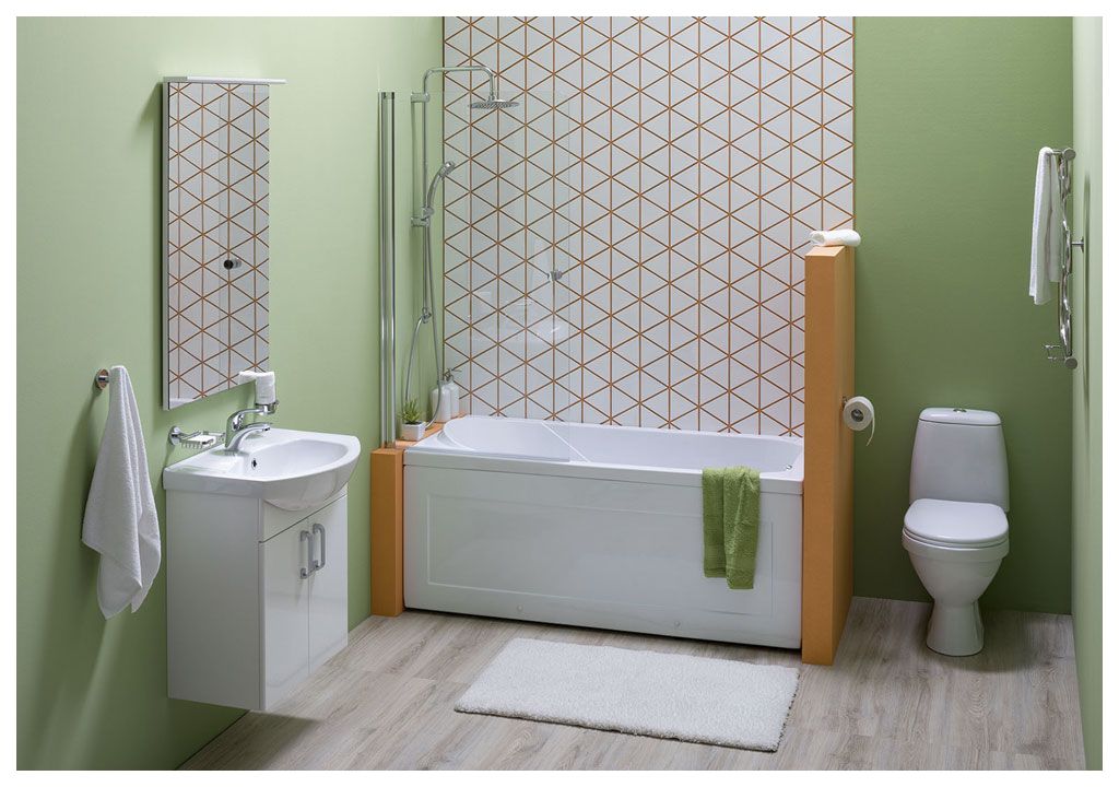 Мебель для ванной Aquanet Ирис 60 белый (2 дверцы) 00198813 - Вид №4