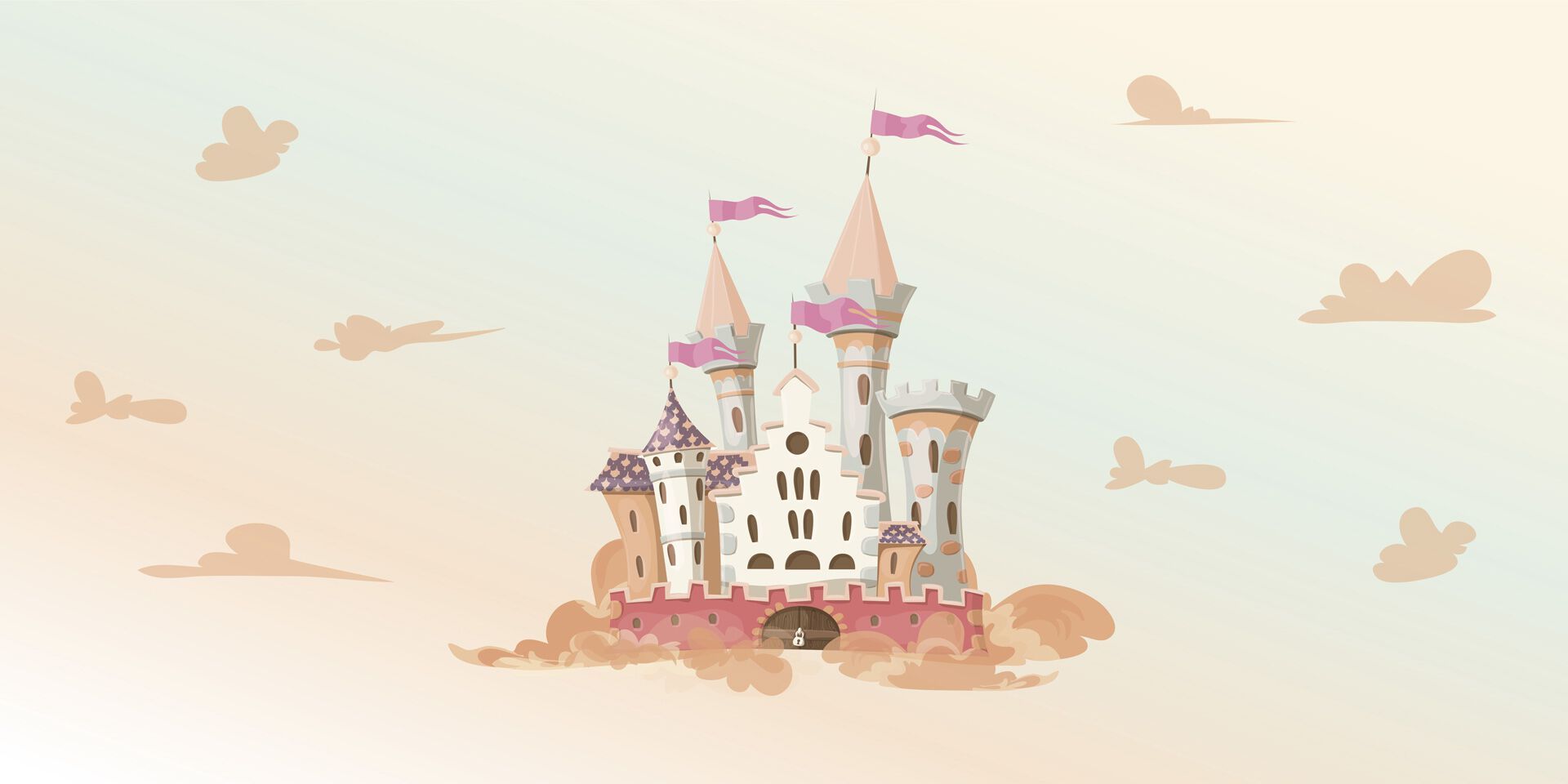 Панорамные обои для детей Rimura 2025 ARCH-00024238 - Вид №1