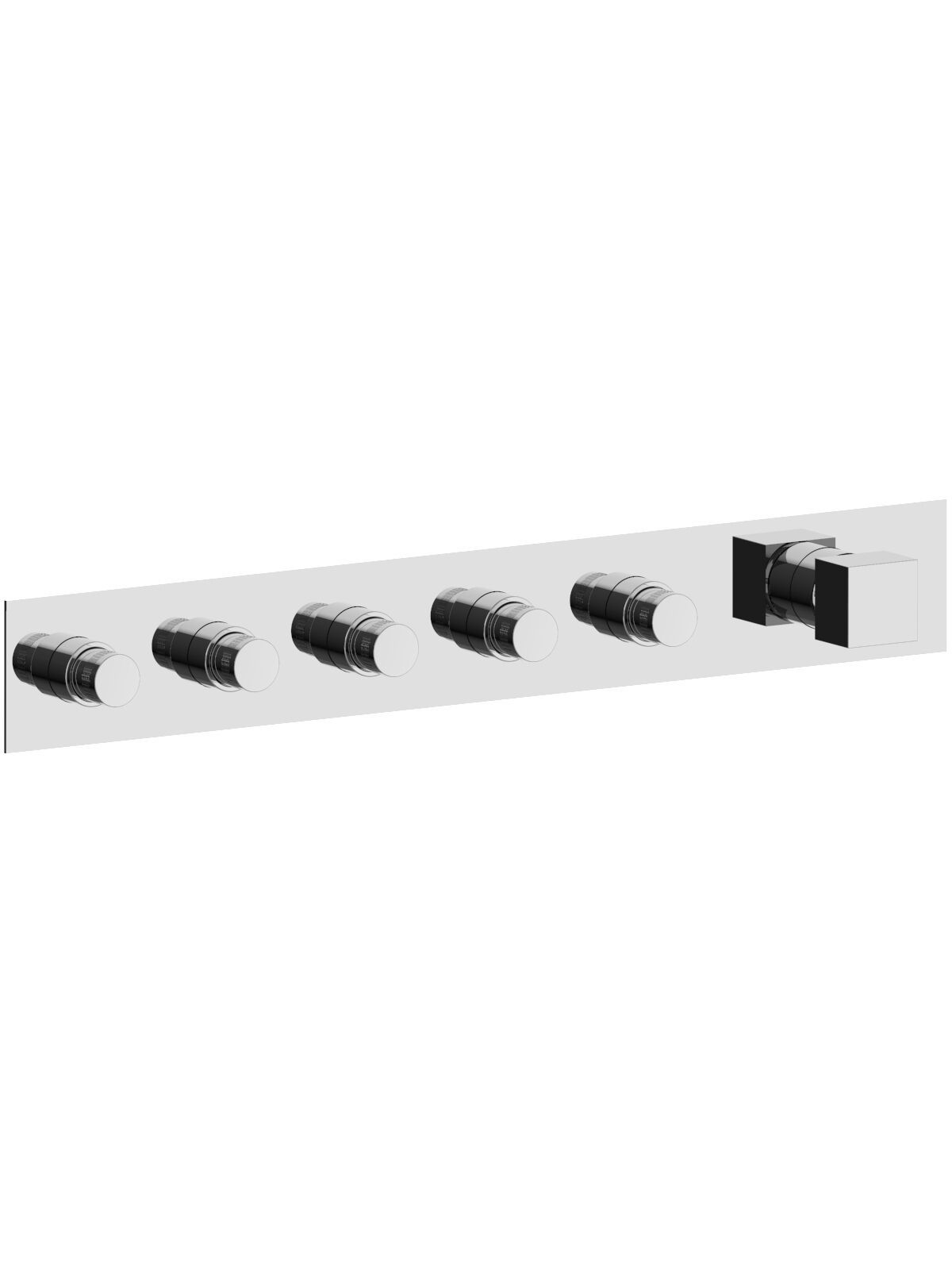 Гидропрогрессивный смеситель для душа с 6 отверстиями с пластиной Rubinetterie Frattini отдельная эстетика ARCH-00092245 - Вид №11