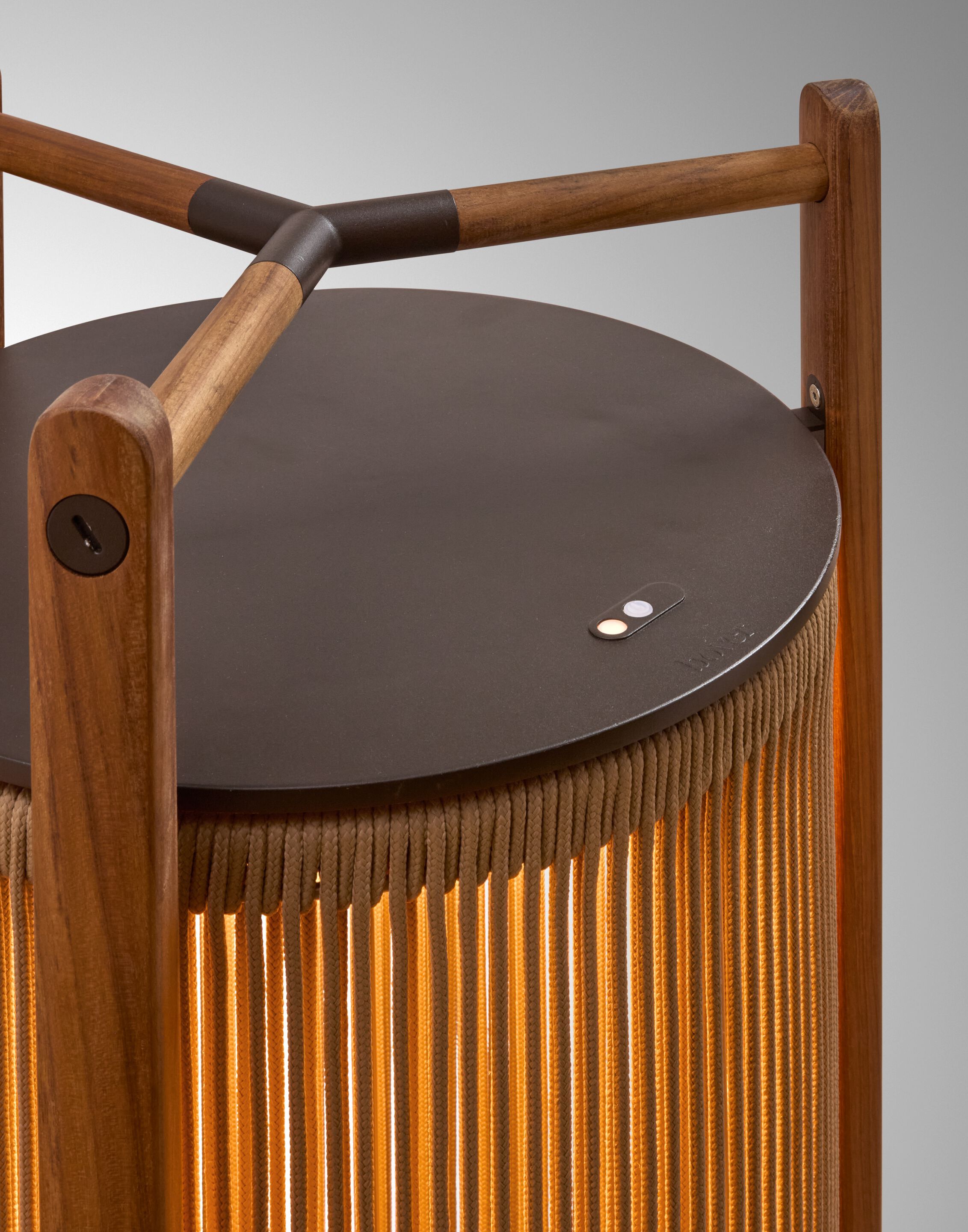 Деревянный светодиодный торшер с регулируемой яркостью Bover Kando ARCH-00053849 - Вид №7