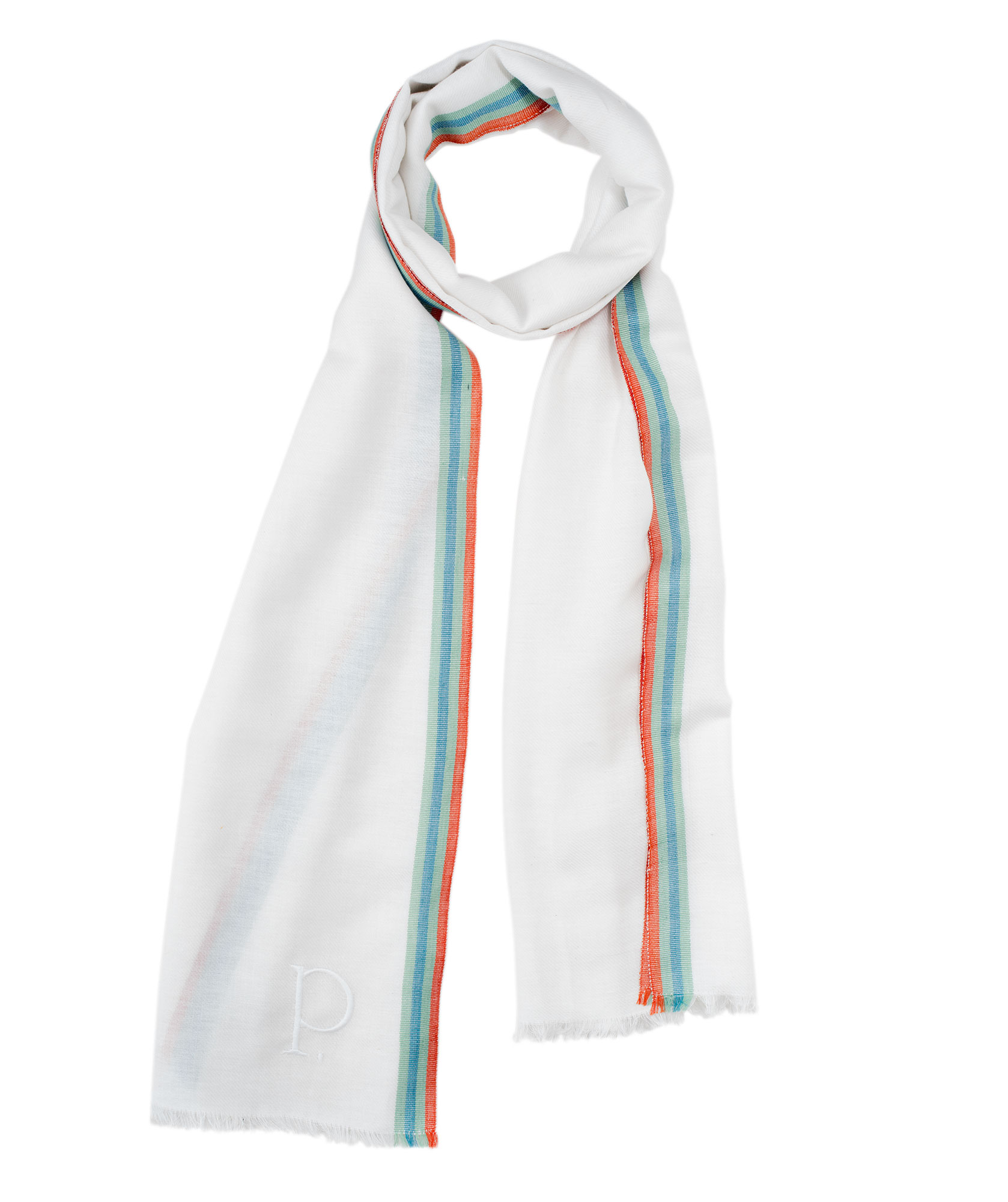 JAZZY_BLANC Шаль 70/210 хлопок 100% PETRUSSE Santreyd 