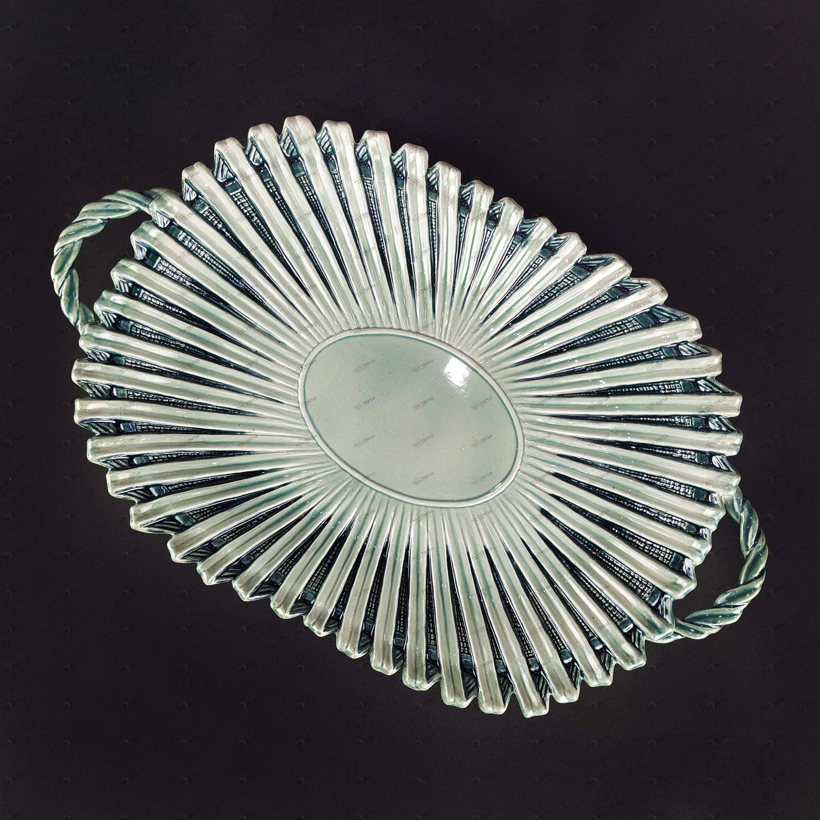 Хлебница (цветная) Зеленый PROVANSFAIENCE sun-id-994712