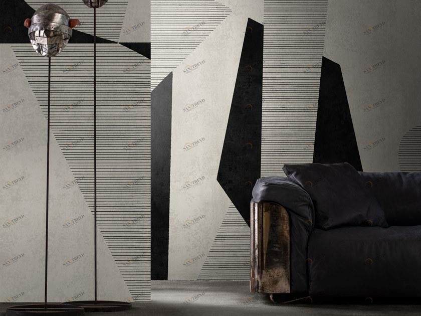 Wall&decò Обои с рисунком Contemporary wallpaper 2019 sun-id-1349767