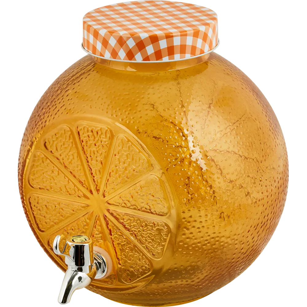 Santreyd Лимонадник Апельсин - стеклянная емкость для напитков с краном 86763375 STLM-1324362