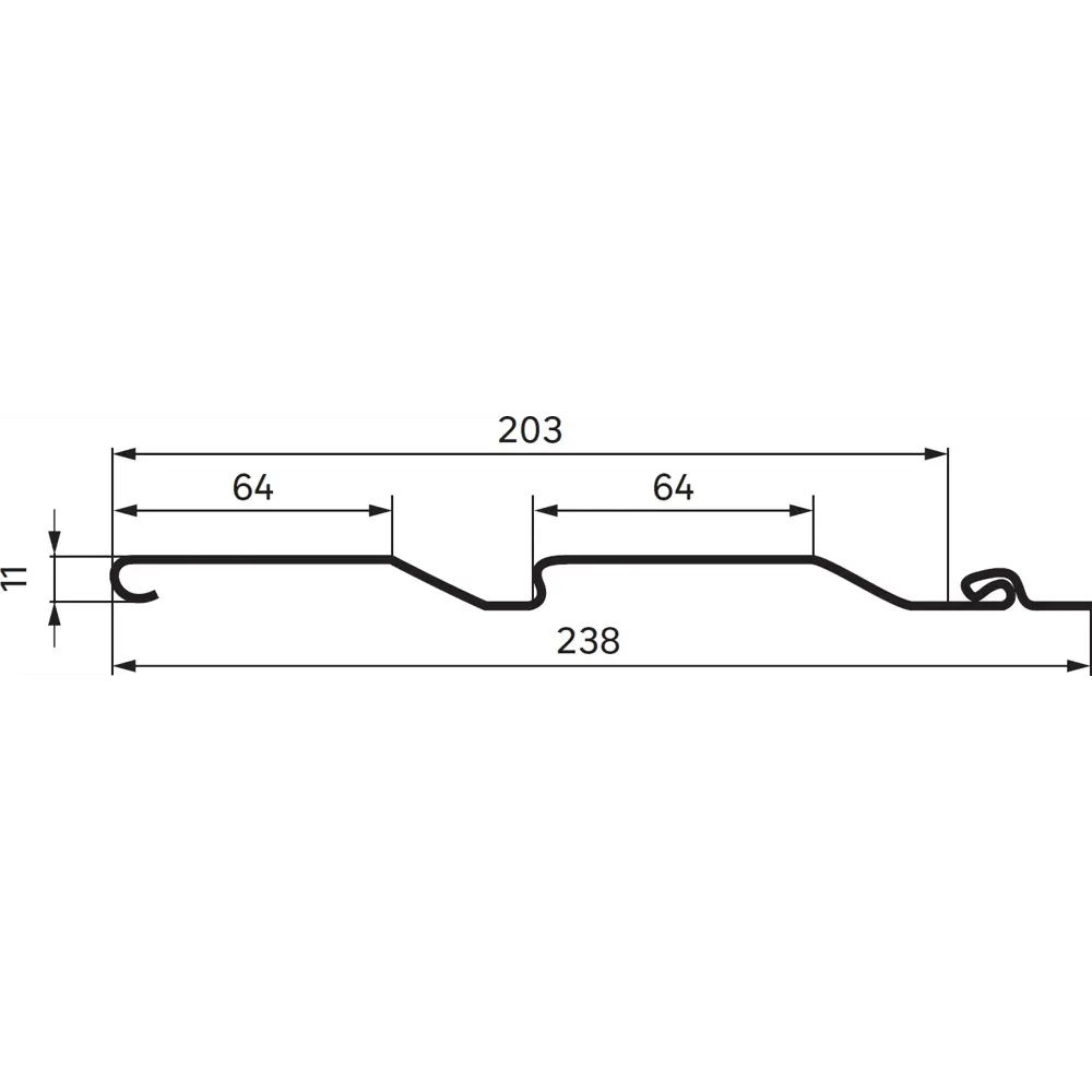Сайдинг ПВХ MONLID корабельный брус 3 м серый 0.61 м² STLM-2143414 - Вид №2