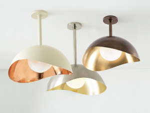 Латунный потолочный светильник