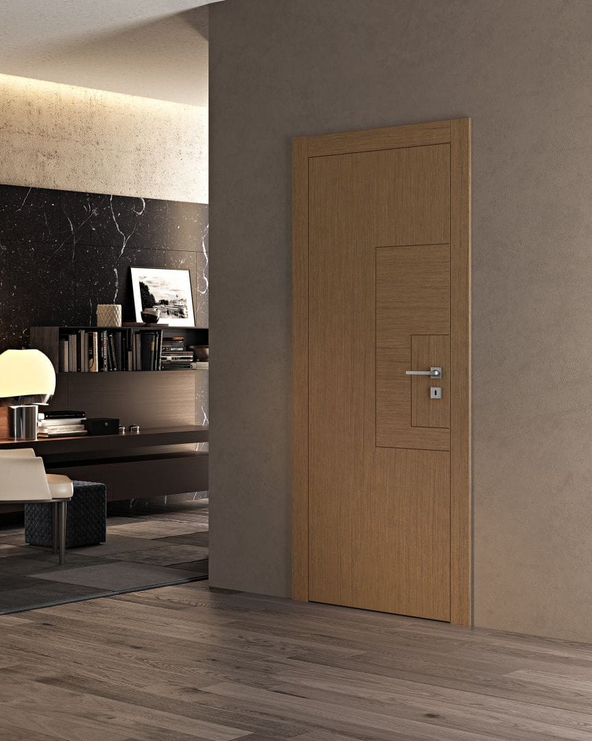 Распашная дверь из шпона Pail Serramenti INTARSIO NAPOLI ARCH-00009421 - Вид №2