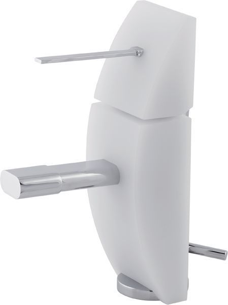 7350-202 Mariner Eau de Mariner, однорычажный смеситель для раковины с донным клапаном, цвет белый 