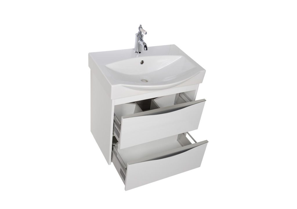 Тумба с раковиной Aquanet Франка 65 белый 0018305100182328 - Вид №5