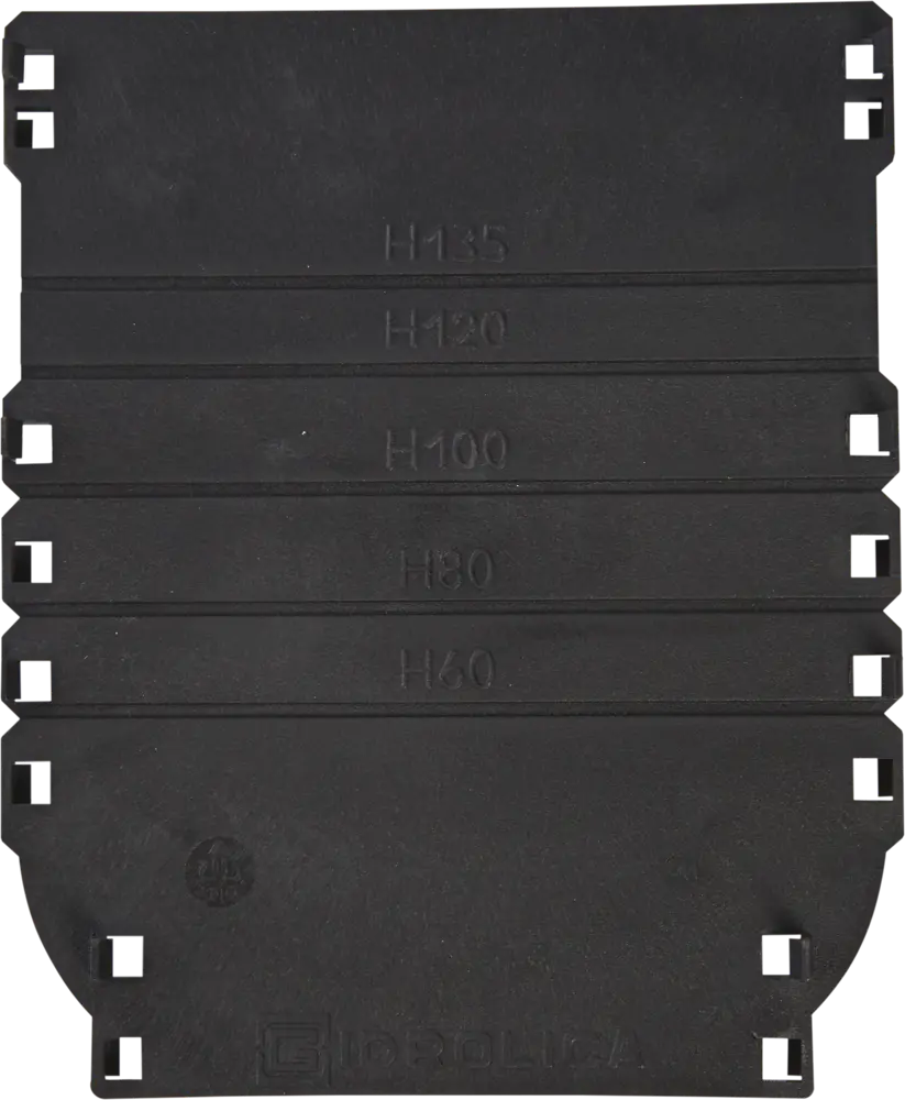 GIDROLICA Заглушка торцевая для дренажных лотков DN100 13138965