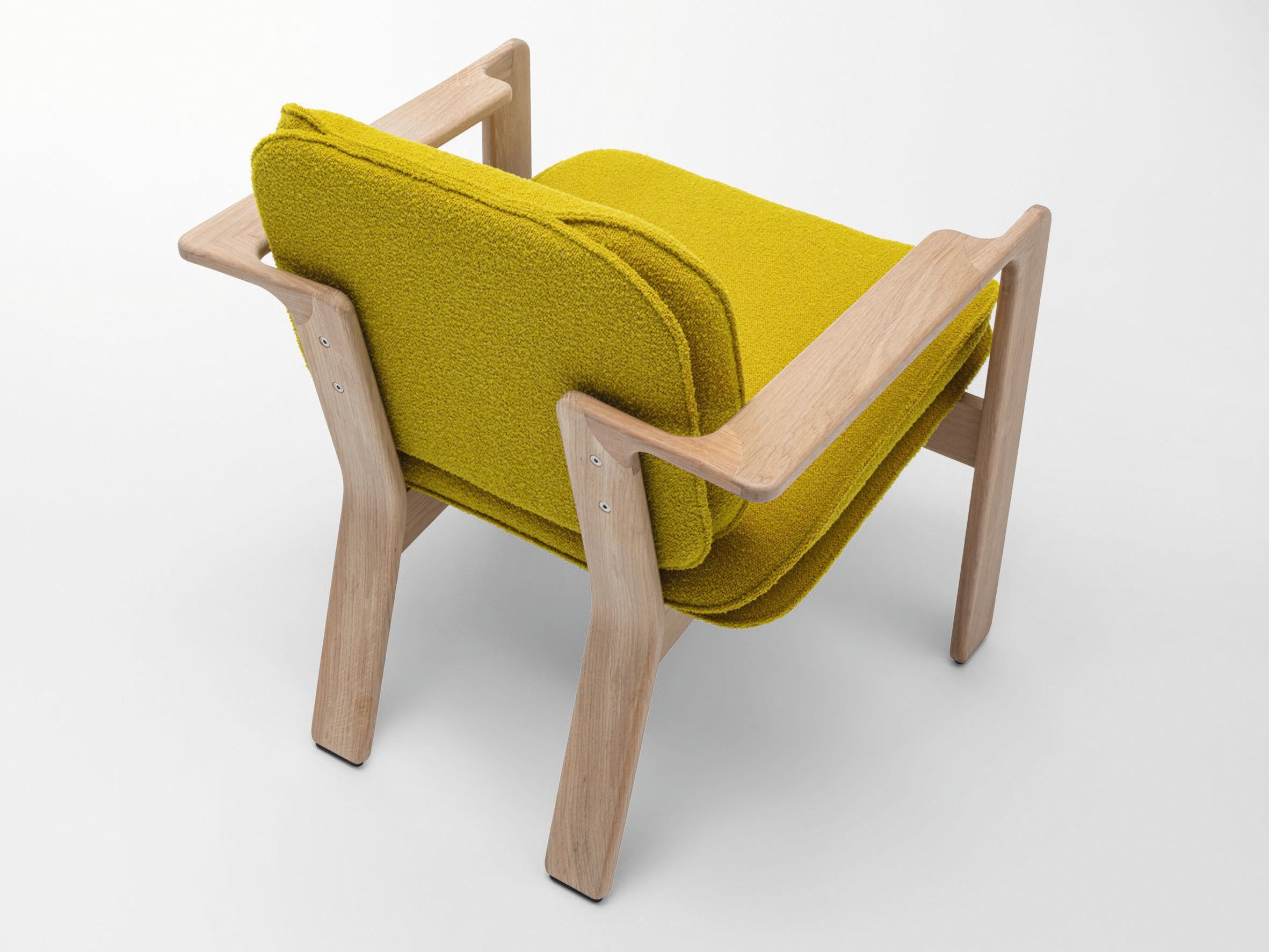 Стул из массива дуба и ткани с подлокотниками Paola Lenti BERNI ARCH-00032943 - Вид №1