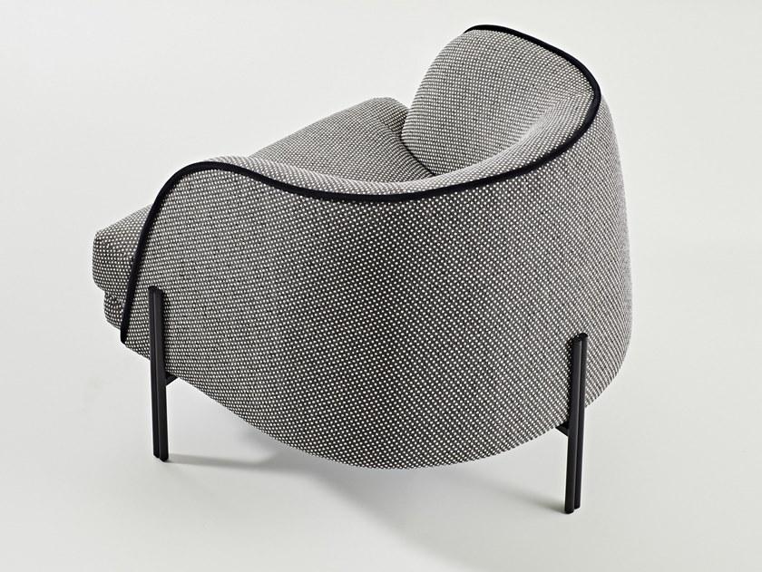 Liu Jo Living Collection Кресло с обивкой из ткани с подлокотниками Ceci est un caillou Cl1pno - Вид №8