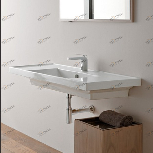 3007 Подвесная раковина настенная овальная Scarabeo Ceramiche 