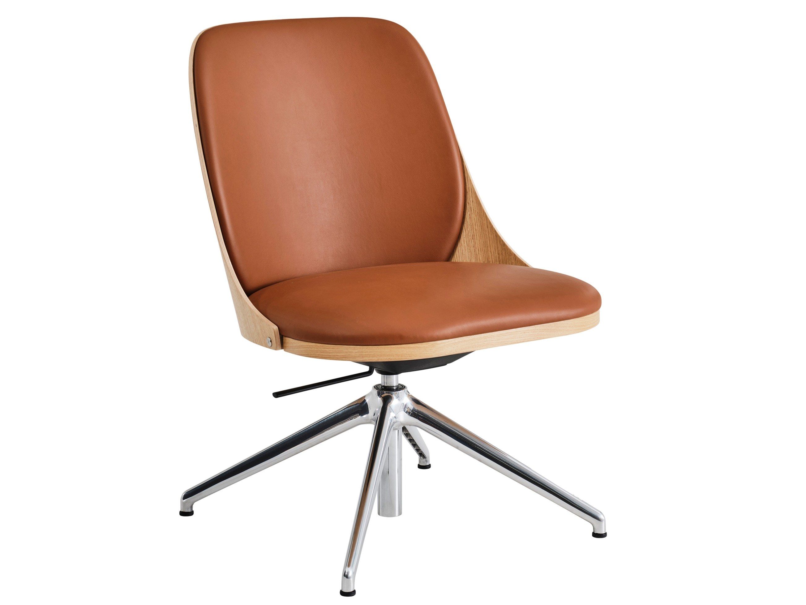 Поворотный стул с регулируемой высотой из кожи Karl Andersson Sander ARCH-00051836