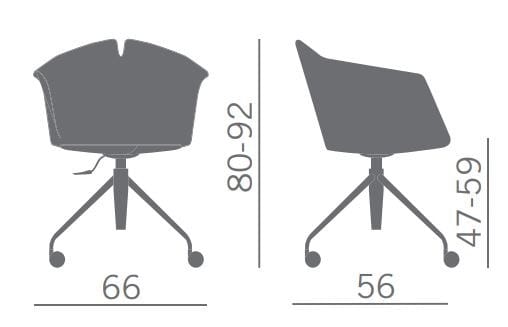Операционный офисный стул Kastel Kuad ARCH-00152782 - Вид №2