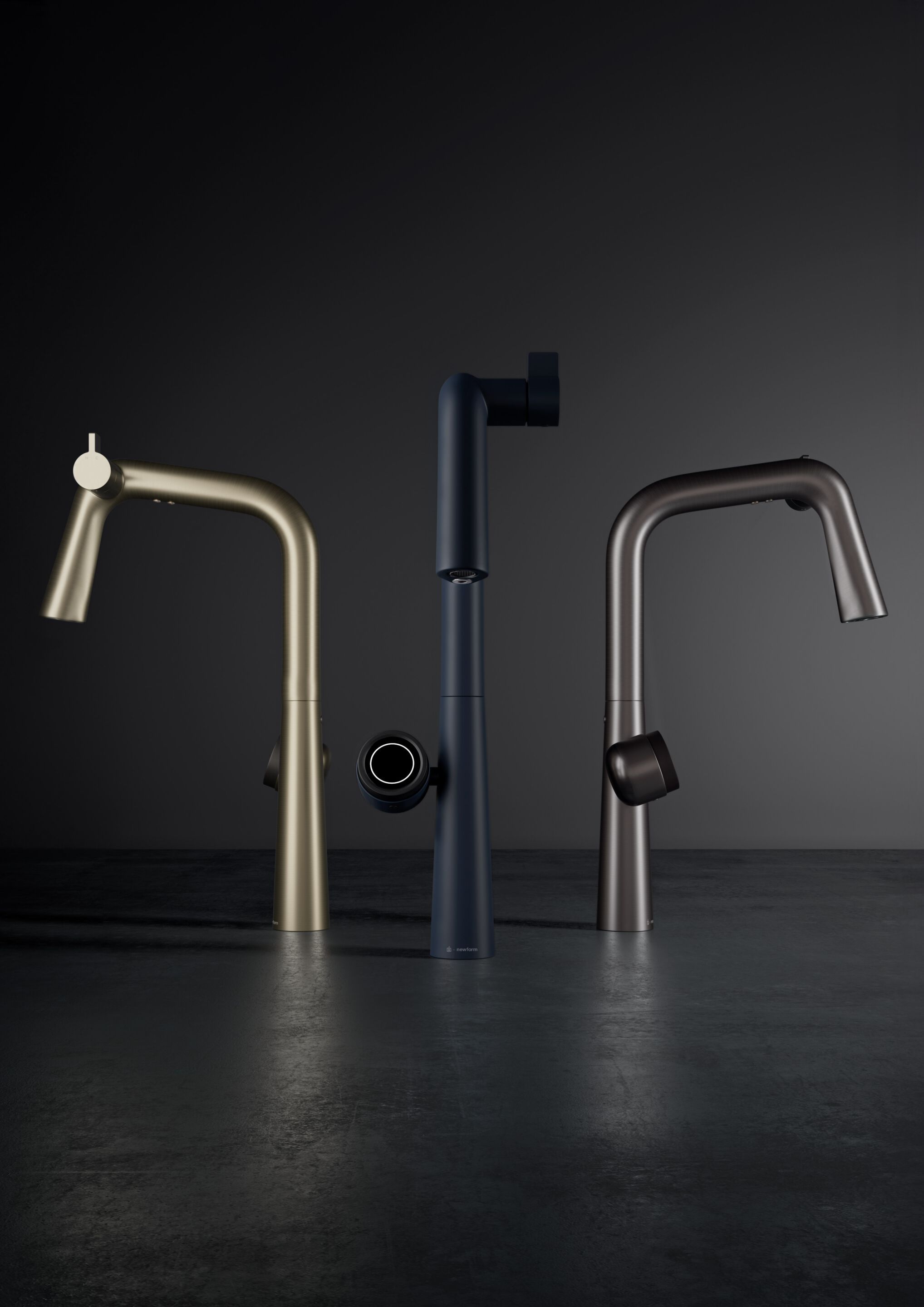 Электронный кухонный смеситель с поворотным изливом Newform ALKIMIA ARCH-00113902 - Вид №9