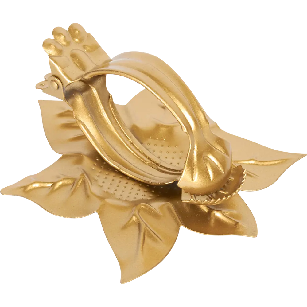 Клипса «Цветок» металл цвет матовое золото ARTTEX STLM-2115432 - Вид №1