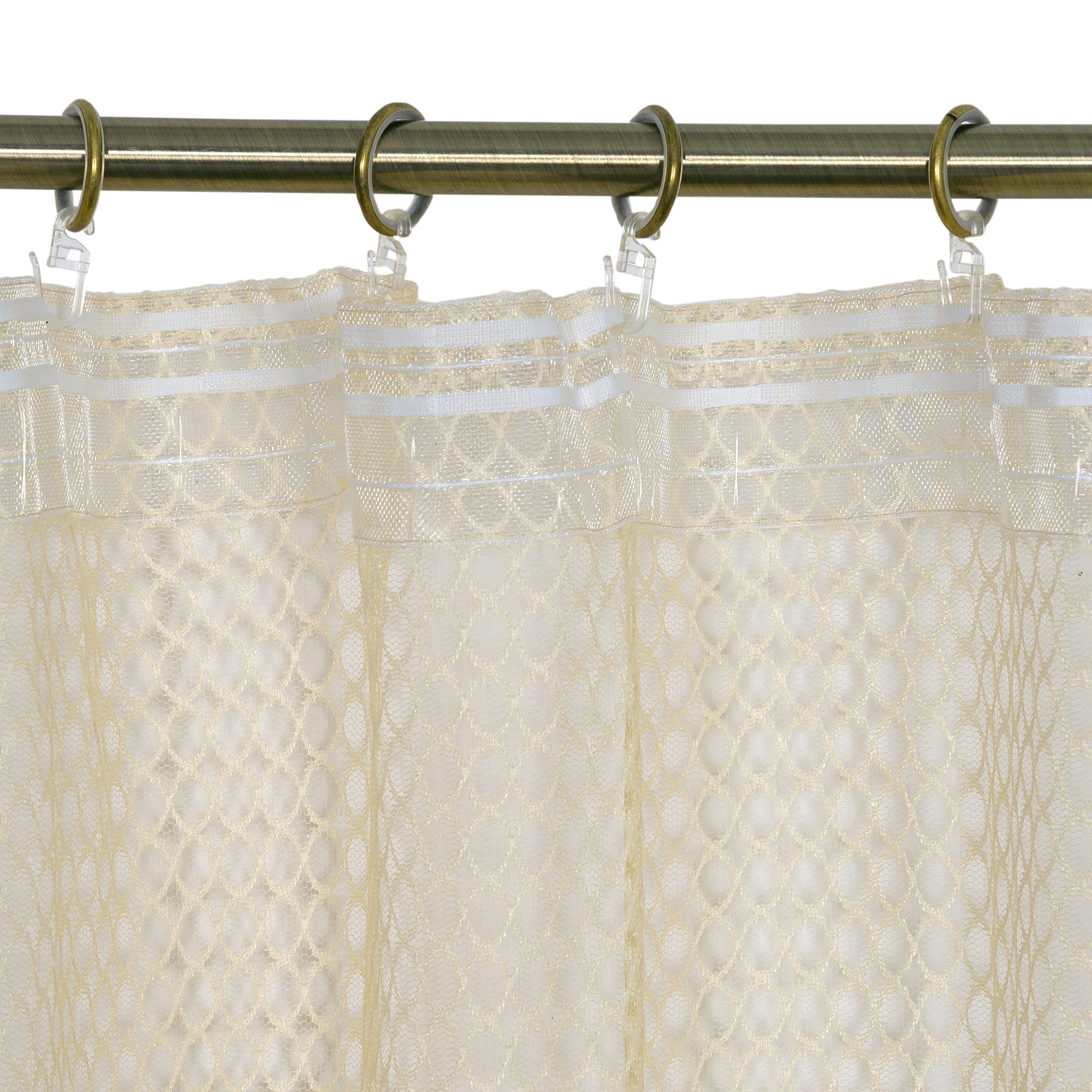 18205750 Тюль на ленте «Октавия» 250х260 см цвет шампань Santreyd  - Вид №5