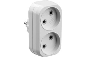 15924173 Электрический разветвитель MAXElectro 2 гнезда 10А/220В 55087-2 STAYER