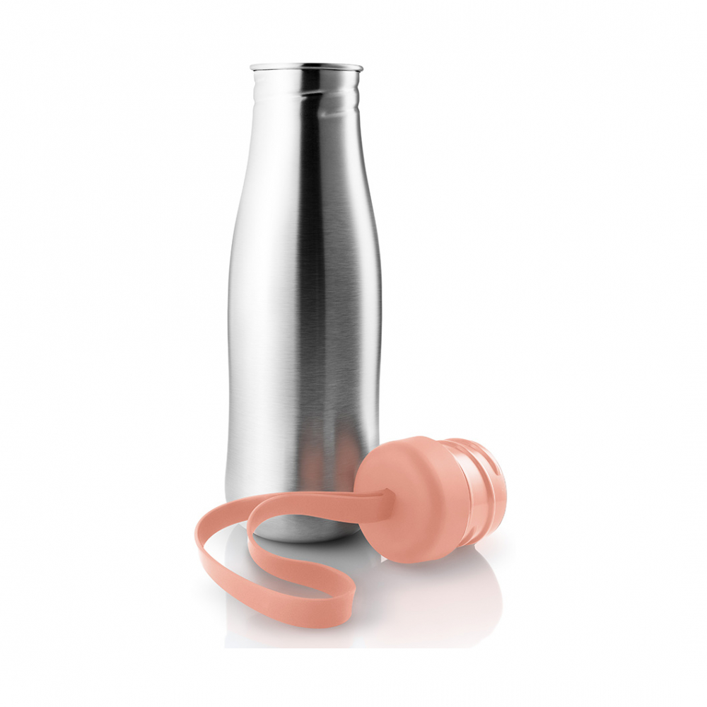 EVA SOLO 505027 Бутылка для воды Active, 700 мл, персиковая Cиликон, нержавеющая сталь  - Вид №1
