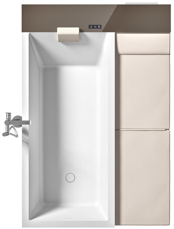 Albatros Отдельностоящая ванна с прямоугольным сиденьем Modula 01mpbdc0 - Вид №4