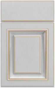 Фасады для кухни Патина Фрезеровка «Валентино+» Ясень серый №535