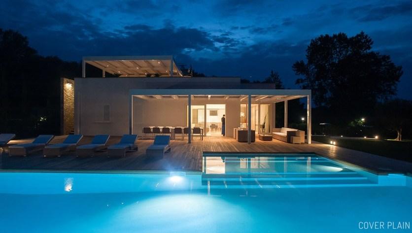 STUDIO 66 Отдельностоящая алюминиевая пергола с регулируемыми жалюзи sun-id-1424008 - Вид №4