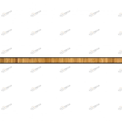 Художественный паркет Da Vinci Паркетный Бордюр 26-157 Дуб Селект (Гладкая) 1000х100 мм 26011157