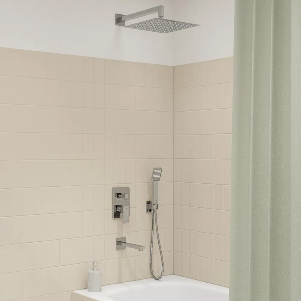 Лейка для верхнего душа Iddis Folk FOL30C0i64 квадратная цвет хром STLM-2147550 - Вид №2