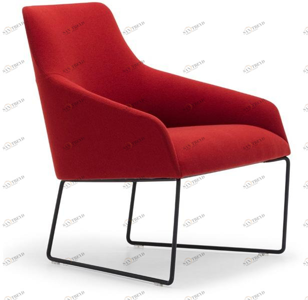 Andreu World Стул из ткани с подлокотниками Alya Bu1539