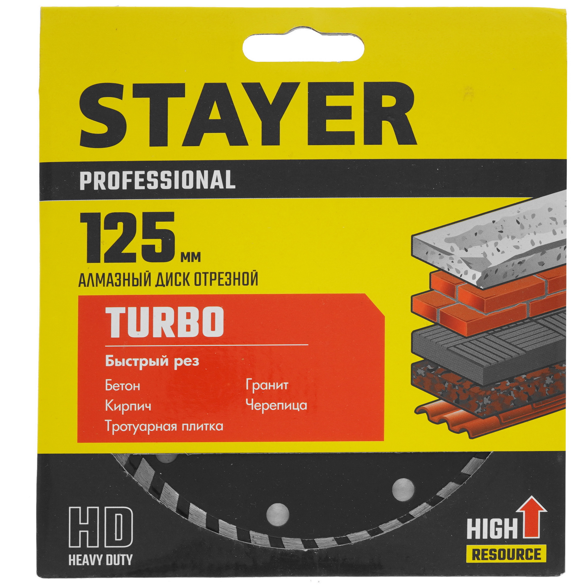 Диск алмазный STAYER TURBO 125 мм 9012458 STDN-0126865 - Вид №3